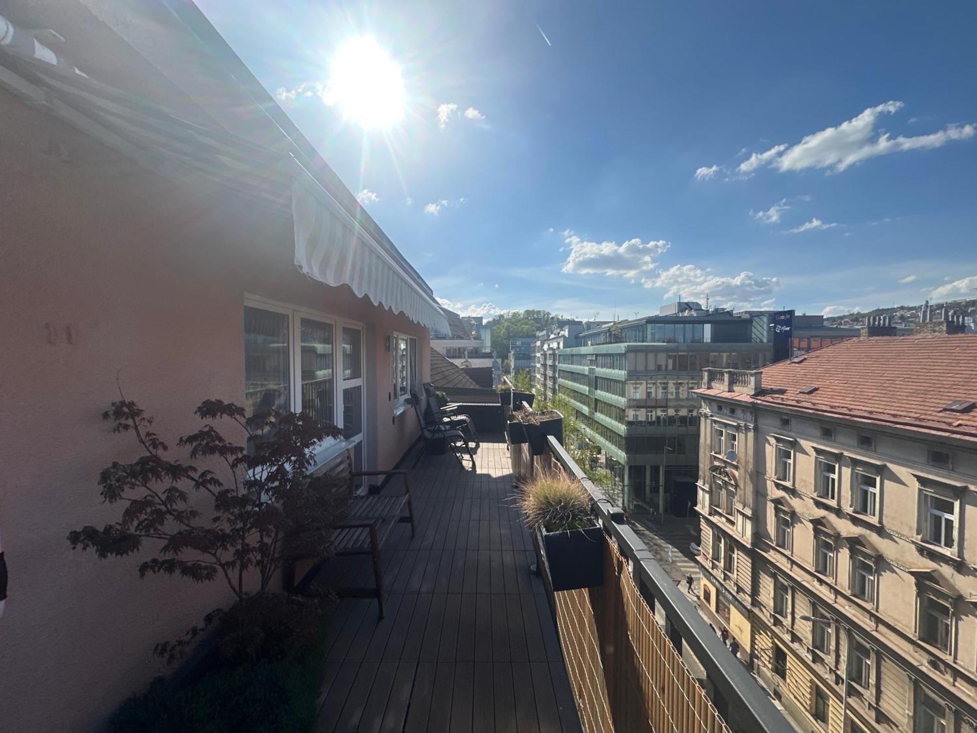 Andel Apartment With Terrace ปราก ภายนอก รูปภาพ